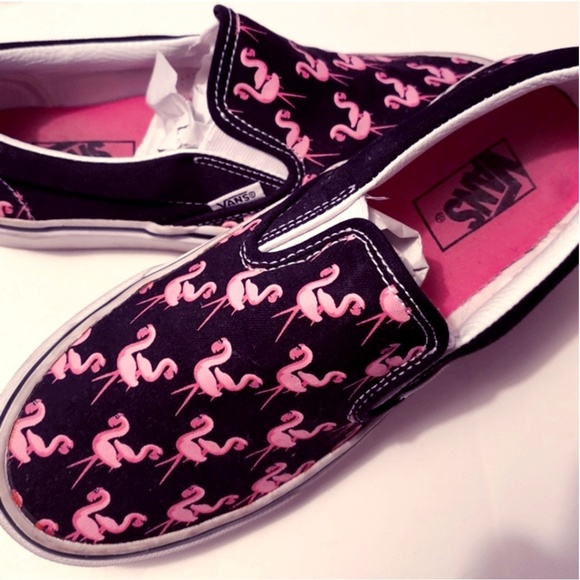 Flamingo Vans Size 8.5 - Picture 1 of 3